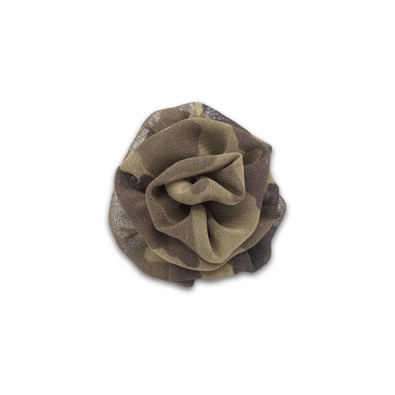 MyBoutonniere | Camouflage Print Organza Silk Small