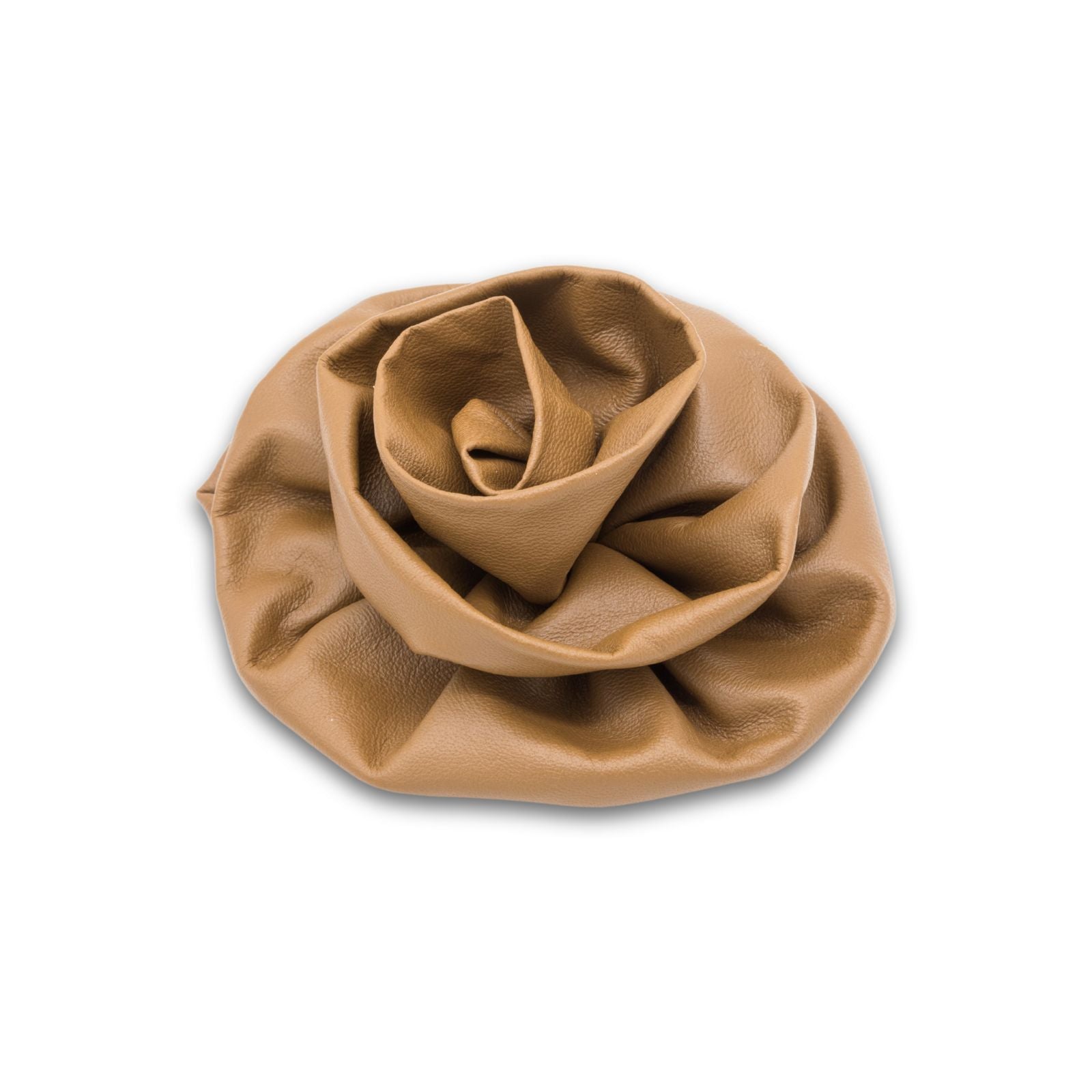 MyBoutonniere | Brown Leather Flower Large