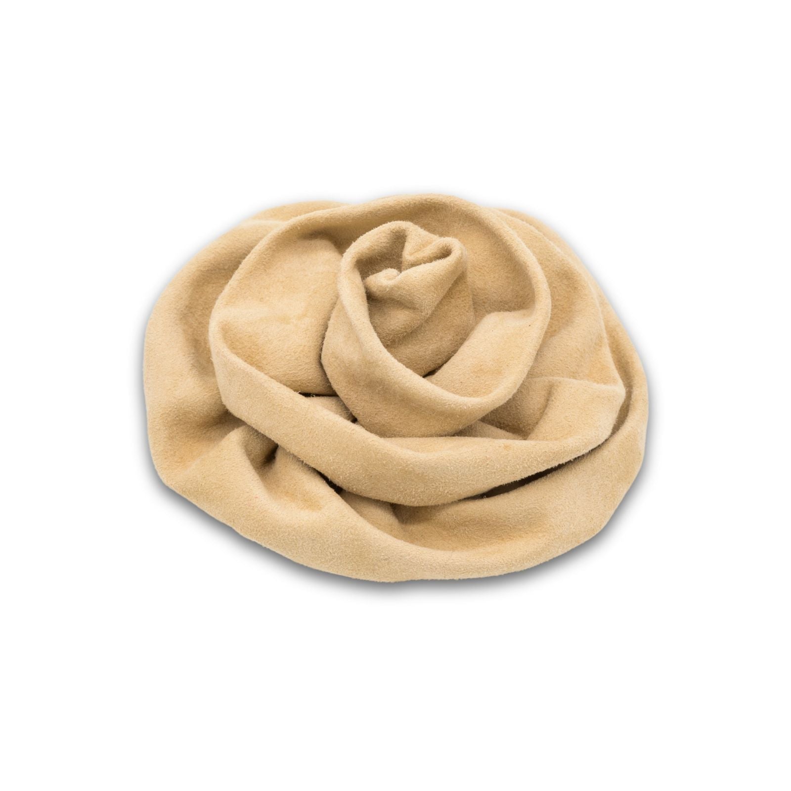 MyBoutonniere | Beige Suede Flower Large