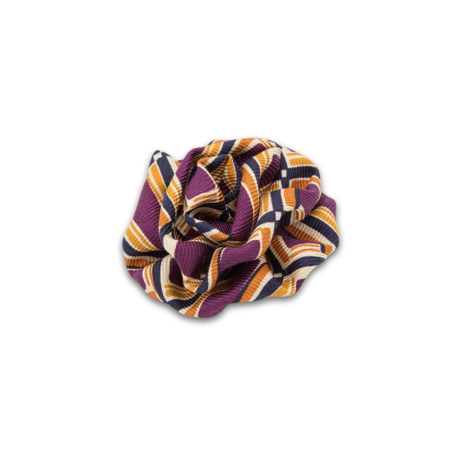 MyBoutonniere | Stripe Print Vintage Silk Small