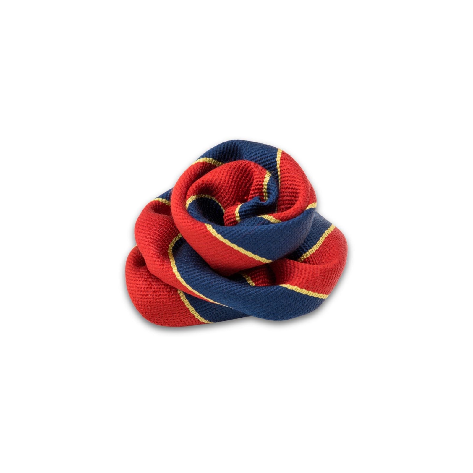 MyBoutonniere | Regimental Multi Colour Stripe Print Vintage Silk Small