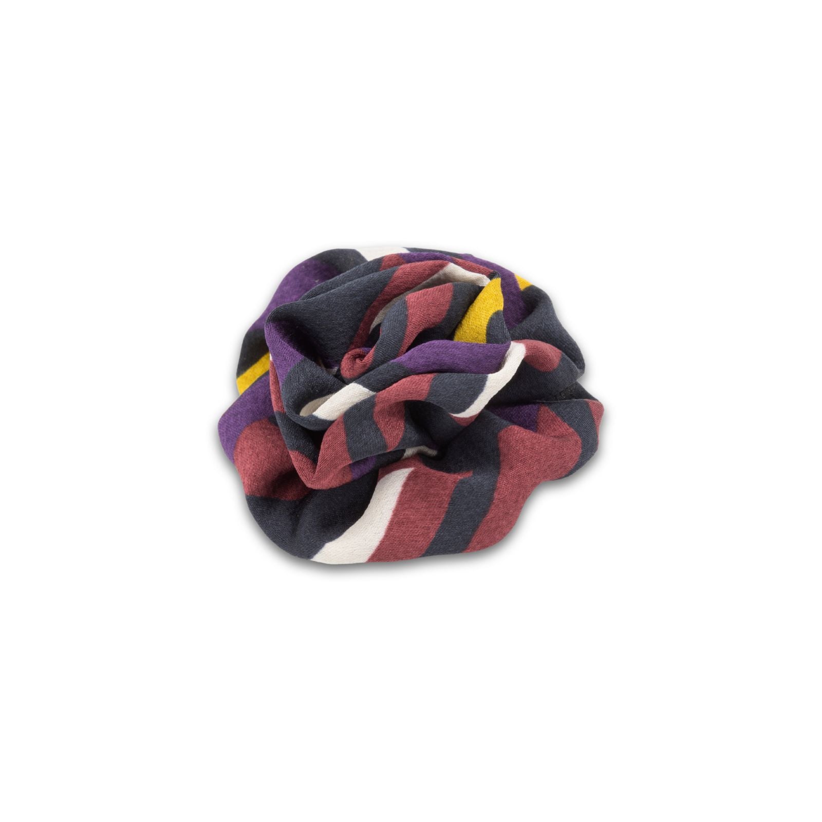 MyBoutonniere | Multi Coloured Striped Vintage Silk Small