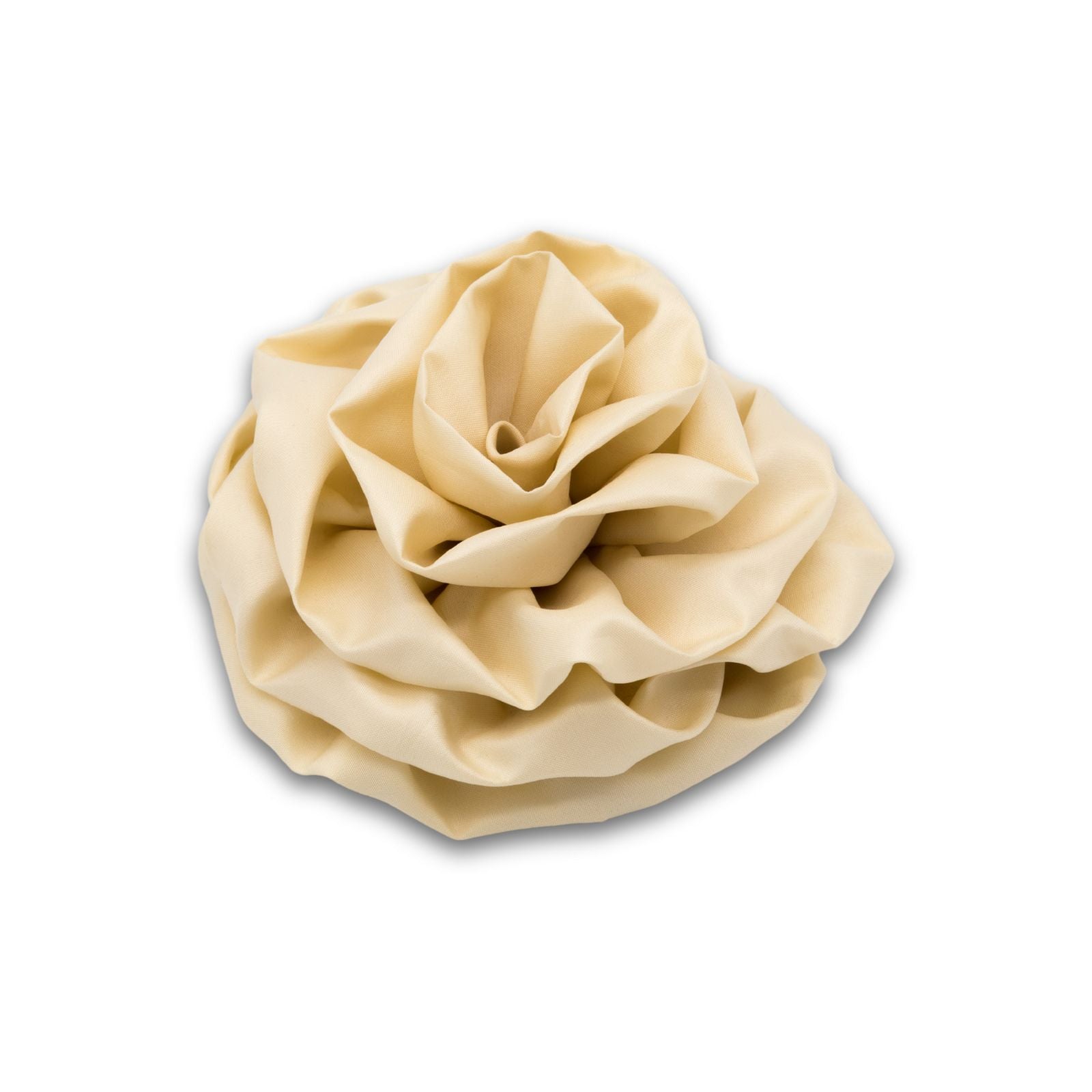 MyBoutonniere | Cream Taffeta Vintage Silk Large MyBoutonniere |