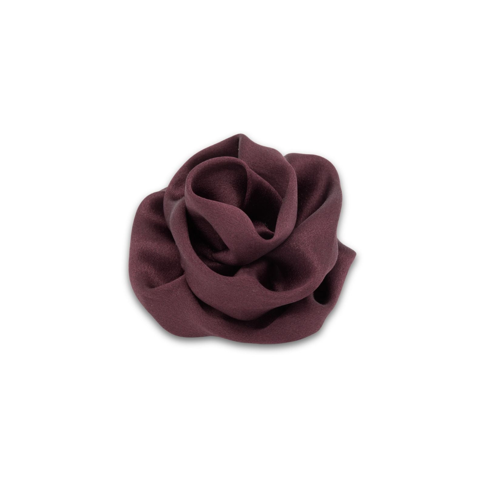 MyBoutonniere | Plum Satin Silk Small