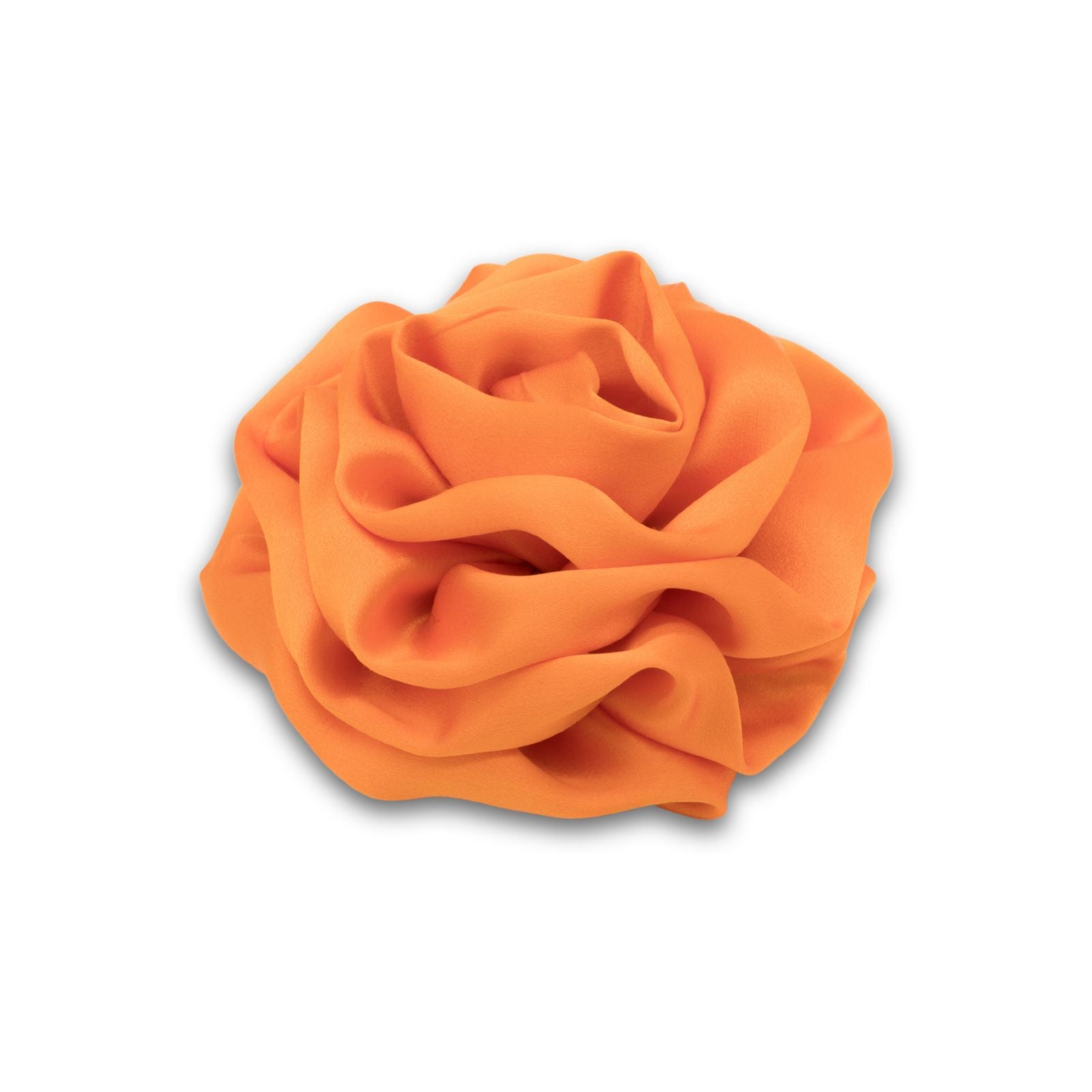 MyBoutonniere | Bright Orange Satin Silk Large