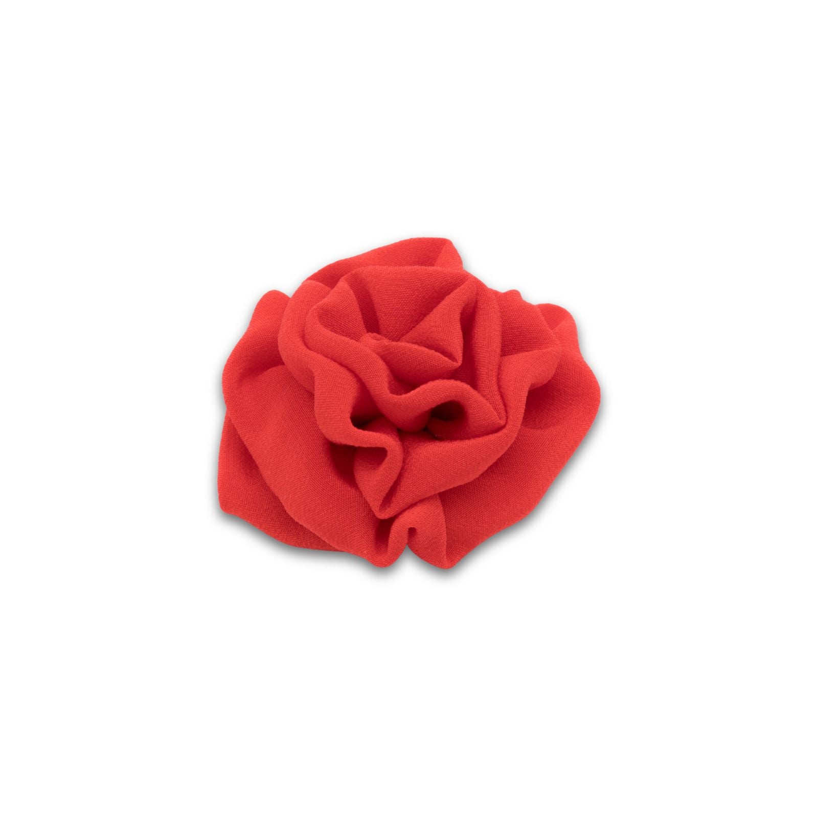 MyBoutonniere | Fiery Red Silk Crepe de Chine Silk Small