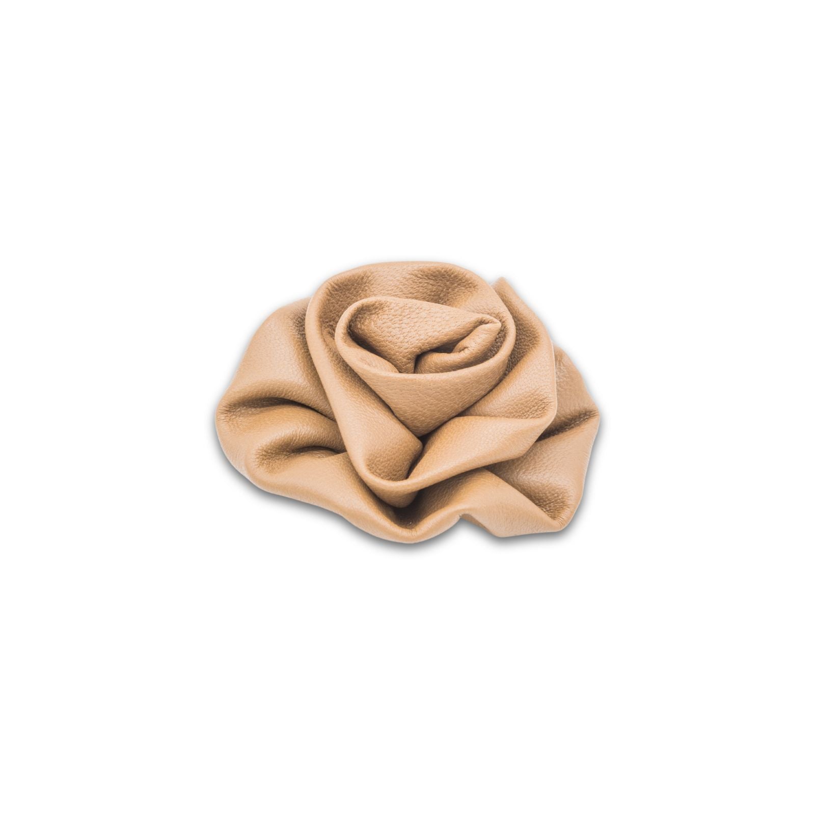 MyBoutonniere | Brown Leather Flower Small