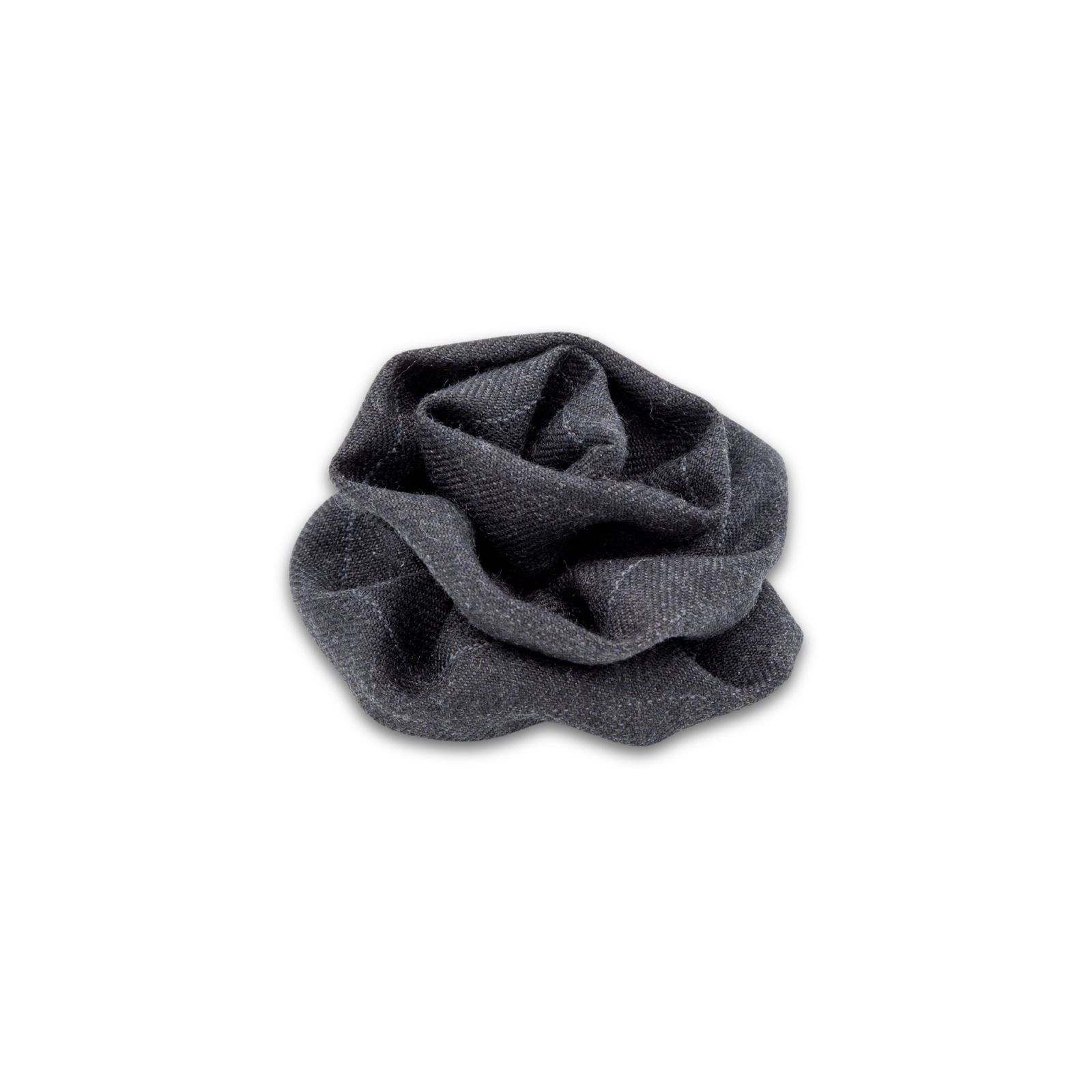 MyBoutonniere | Classic Charcoal Grey Pinstripe Print Wool Small