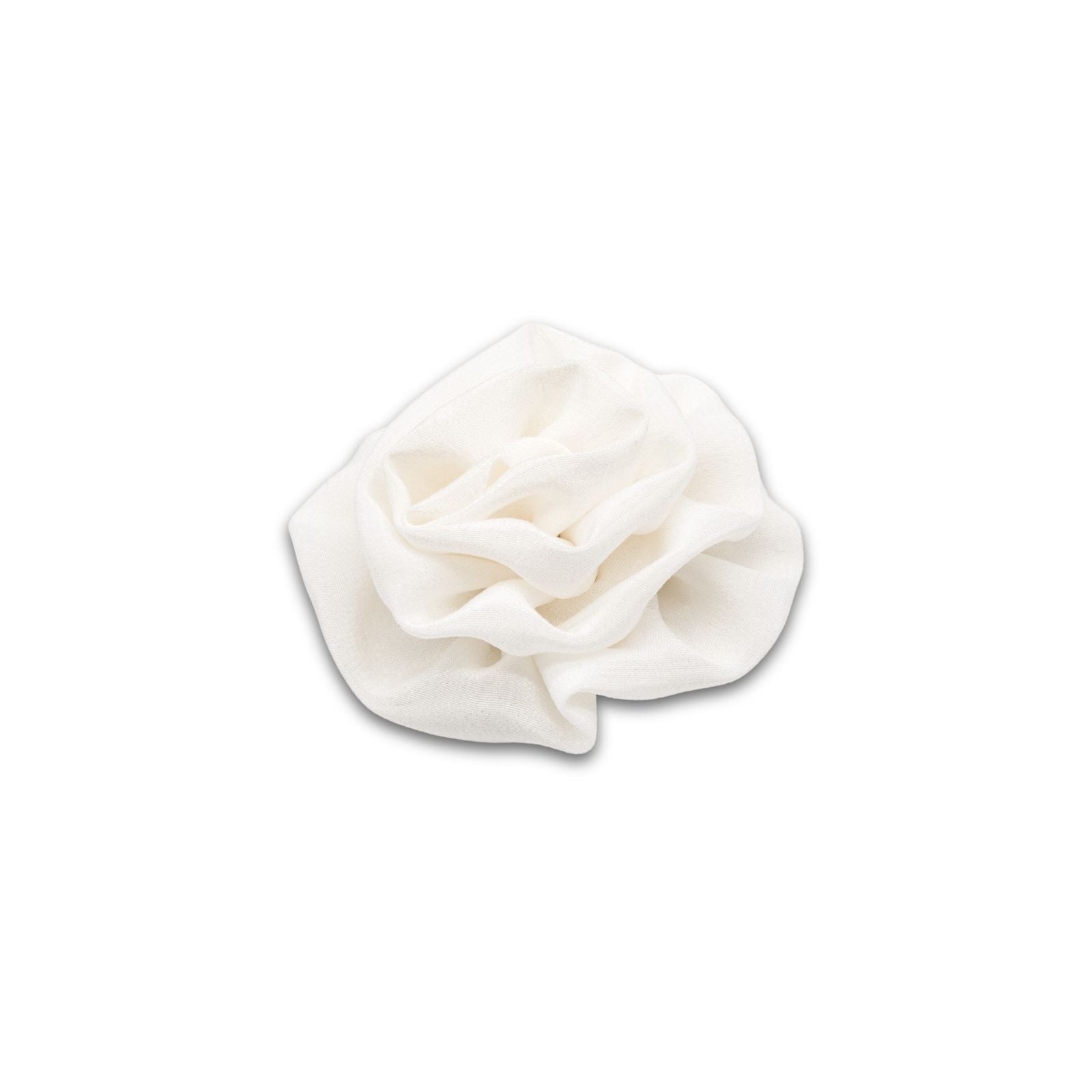 MyBoutonniere | Classic White Silk Crepe de Chine Small