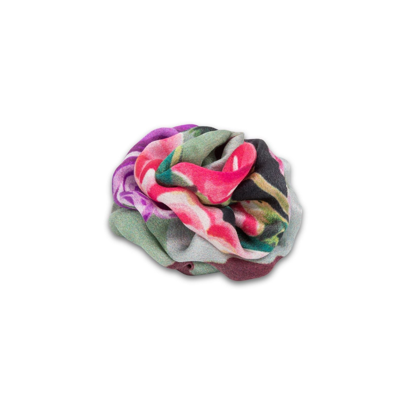MyBoutonniere | Printed Multi Coloured Floral Silk Small